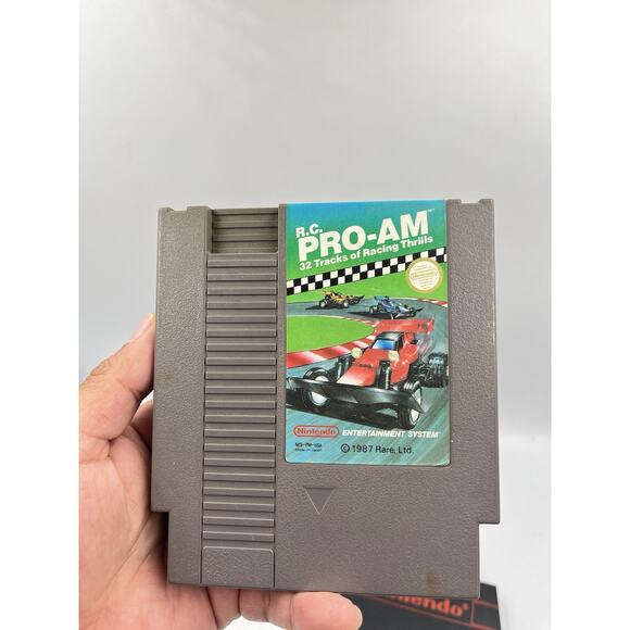 R.C. Pro-Am (Nintendo Entertainment System, 1988) With Original Box & Sleeve - Picture 5 of 16